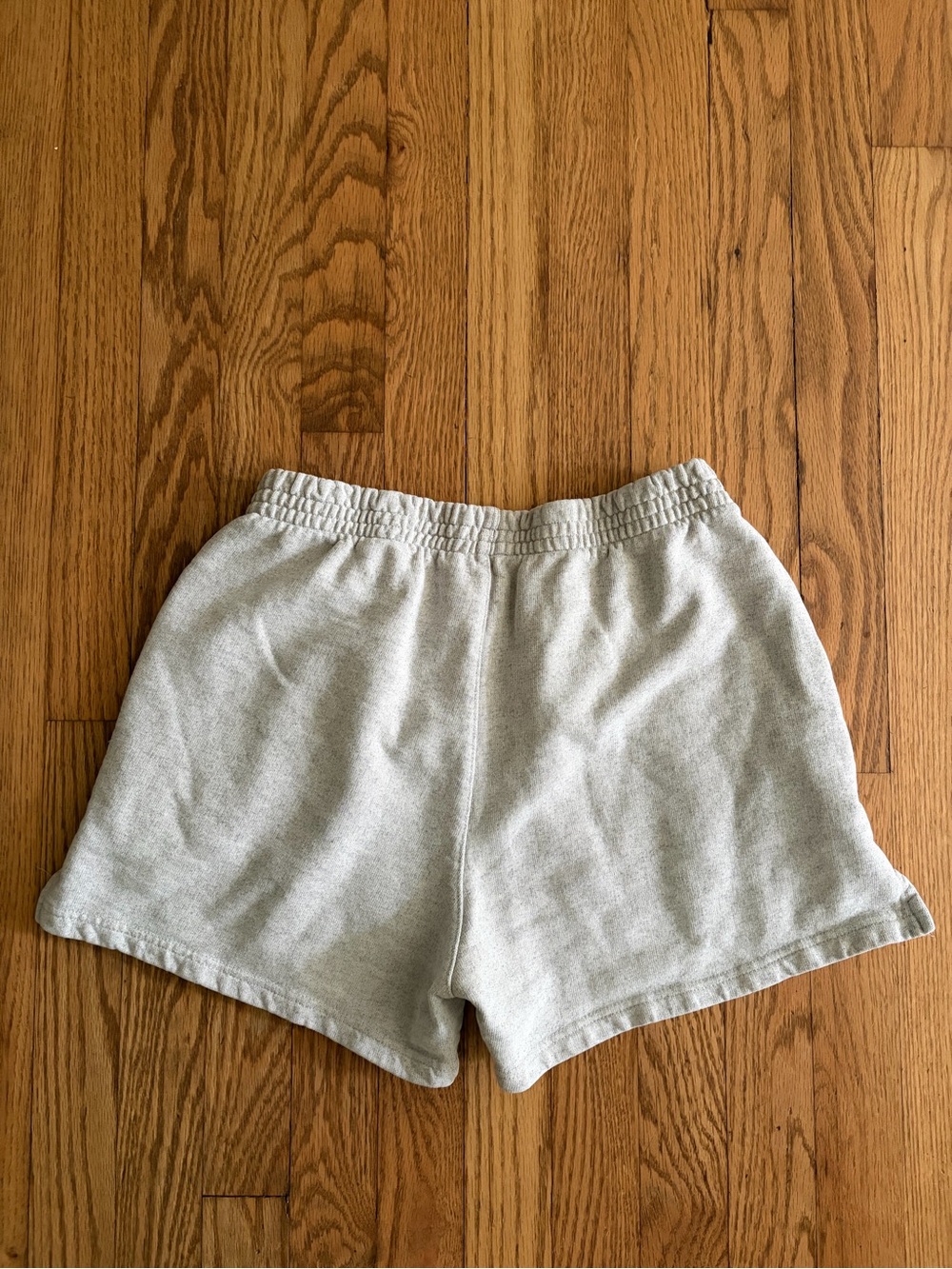 Brandy Melville Newport Gym Shorts Cotton Grey Gray - Picture 2 of 2